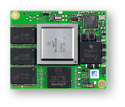 Module processeur AM57x de Texas Instruments pour applications industrielles
